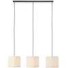 Image de Brilliant Lampe à suspension crème Teddy Ø45cm - 60164/09