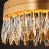 Image de Brilliant Plafonnier LED Celestia, Ø 40 cm, couleur laiton, cristal