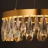 Image de Brilliant Suspension LED Celestia, Ø 40 cm, couleur laiton, cristal