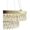 Image de Brilliant Suspension LED Celestia, Ø 60 cm, couleur laiton, cristal
