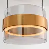 Image de Brilliant Suspension LED Inside, couleur laiton/gris fumé, Ø 22 cm