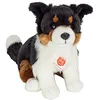 Image de Teddy Hermann 91956 Border Collie Assis Tricolore 30 cm, Peluche