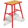 Image de Établi télescopique hêtre l.700xP.450mm H. réglable douille multiplex 30mm 30 mm