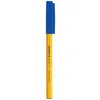 Image de Schneider Tops 505 Schreibgeräte Stylo à bille, avec capuchon, F, corps bleu, couleur: jaune