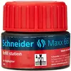 Image de Schneider stylos rechargeables maxx 660 station de recharge pour job, 30 ml (rouge)