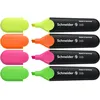 Image de Schneider 1500 Pochette de 4 surligneurs Jaune/Orange/Rose/Vert