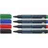 Image de Schneider Maxx 130 Marqueur permanent Bleu Foncé Pochette de 4