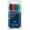 Image de Schneider Maxx 133 Marqueur permanent Bleu Foncé Pochette de 4