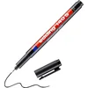 Image de edding 140 S feutre permanent - noir - 1 stylo - pointe ronde,3 mm - stylo pour écrire sur du verre, du plastique, des films et surfaces lisses - à séchage rapide, résistant aux taches et étanche