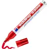 Image de edding 3300 Marqueur permanent - rouge - 1 stylo - pointe biseautée 1-5 mm - sèche vite - résiste à l'eau et à l'essuyage - pour carton, plastique, bois, métal - Marqueur universel