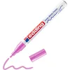 Image de edding 751 Marqueur peinture brillante - rose - 1 feutre peinture brillante - pointe ronde 1-2mm - pour dessin, coloriage, scrapbooking - étanche, très opaque