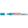 Image de edding 750 Marqueur peinture brillante - bleu clair - 1 feutre peinture brillante - pointe ronde 2-4mm - pour dessin, coloriage, scrapbooking - étanche, très opaque