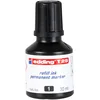 Image de edding T 25 refill ink marqueur permanent - noir -30 ml - avec système de distribution par gouttes, pour recharger rapidement presque tous les marqueurs permanents edding.