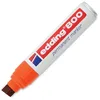 Image de edding 800 Marqueur permanent - orange - 1 stylo - pointe biseautée 4-12 mm - pour des marquages larges - sèche vite, résiste à l'eau et aux frottements - pour carton, plastique, bois, métal, verre