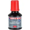 Image de edding BT 30 Recharge d'encre marqueurs pour tableaux blancs-rouge - 30 ml - système de compte-gouttes, idéal comme recharge propre et simple de presque tous les marqueurs pour tableaux blancs edding