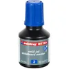 Image de edding BT 30 Recharge d'encre marqueurs pour tableaux blancs - bleu - 30 ml - système de compte-gouttes, idéal comme recharge propre et simple de presque tous les marqueurs pour tableaux blancs edding