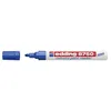 Image de edding 8750 Marqueur peinture spécial industrie - bleu - 1 stylo - pointe ronde 2-4 mm - pour écrire sur une surface poussiéreuse, légèrement huileuse, pneu, métal, verre et du bois - permanent