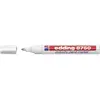 Image de edding 8750 Marqueur peinture spécial industrie - blanc - 1 stylo - pointe ronde 2-4 mm - pour écrire sur une surface poussiéreuse, légèrement huileuse, pneu, métal, verre et du bois - permanent