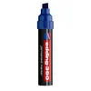 Image de edding 390 Marqueur permanent - Bleu - 1 stylo - Pointe biseautée épaisse 4-12 mm - Imperméable, sèche vite - Marqueur polyvalent universel - pour carton, plastique, bois, métal, verre, pierre, toile