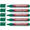 Image de edding 330 Marqueur permanent - vert - 1 stylo - pointe biseautée 1-5 mm - sèche vite, résiste à l'eau et aux frottements - pour carton, plastique, bois, métal, verre