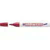 Image de edding 8300 marqueur permanent spécial industrie - rouge - pointe ronde 1,5-3 mm - pour marquer de façon permanente des surfaces légèrement huileuses et poussiéreuses
