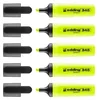 Image de edding 345 surligneurs - jaune - 1 stylo - Pointe biseautée 2-5 mm - parfait pour des marquages et des surlignages lumineux de textes et notes