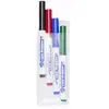 Image de edding 661 Marqueur pour tableaux blancs - multicolore - 4 stylos - pointe ronde 1-2 mm - feutre effaçable - pour tableaux blanc, magnétique, mémo - sketchnotes