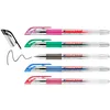 Image de Edding 2185 Roller à encre gel - noir, rouge, bleu, vert, rose - étui de 5 -,7 mm - stylo gel pour écrire, dessiner, pour mandalas, bullet journals - roller gel, stylo roller