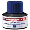 Image de edding RMTK 25 recharge d'encre - bleu - 25 ml - avec système capillaire, idéal pour recharger proprement et sans complication le marqueur permanent edding retract 11
