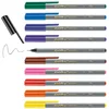 Image de edding 55 feutre fin - Étui de 10 couleurs - pointe,3 mm-Feutre de couleur pour écrire, dessiner, illustrer-enfants et adultes, pour l'école et le bureau à domicile ou en entreprise