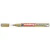 Image de edding 780 Marqueur peinture brillante - or - 1 feutre peinture brillante - pointe extra fine,8 mm - pour dessin, coloriage, scrapbooking - étanche, très opaque