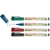 Image de Edding 25 EcoLine 4-25-4 Marqueur permanent noir, rouge, bleu, vert résiste à l'eau: oui