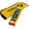 Image de STABILA Niveau numérique TECH 196 DL, 23 cm, étanche IP 67, 2 écrans, sans calibration, modes °, %, mm/m, in/ft, étui