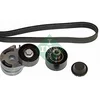 Image de INA Jeu de courroies trapézoïdales à nervures 529 0012 10 1705mm Compatible avec FORD Fiesta Mk5 3/5 portes JH1, JD1, JH3, JD3 Fusion Break JU2, JU Fiesta Mk5 Van, PEUGEOT 206 3/5 portes 2A/C