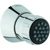 Image de GROHE Relexa Pommeau de Douche Latéral 2 Jets (Normal/Massage), Tête Rotative, Chromé, 28286000 (Import Allemagne)