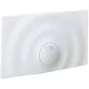 Image de Grohe 37859Sh0 Surf Plaque de commande de chasse d’eau, effet vague, blanche