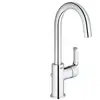 Image de Mitigeur lavabo EUROSMART GROHE 23537002 - taille L - col de cygne - chrome
