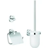 Image de Grohe Set WC Essentials 3 en 1, fixation dissimulée, chrome