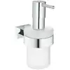 Image de Distributeur de savon avec support ESSENTIALS CUBE GROHE 40756001 160 ml - chrome