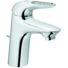 Image de Grohe Mitigeur lavabo Eurostyle chromé, S, avec garniture vidage, levier métal ouvert