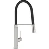 Image de GROHE Concetto, mitigeur de cuisine, douchette pro, orientable à 360° | Bec haut pour grandes casseroles, retour magnétique de la douchette, cartouche céramique de qualité (acier inox, 31491DC0)