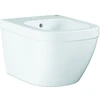 Image de Grohe Bidet mural Euro céramique blanc alpin, 1 trou mitigeur avec trop-plein
