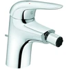 Image de Grohe Mitigeur monocommande bidet Eurostyle 1/2", avec vidage, levier métal fermé, chrome