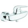 Image de Grohe Mitigeur monocommande Eurostyle chrome, levier métal fermé, montage mural