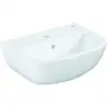 Image de Grohe Lavabo mural Bau céramique 45 cm, 1 trou, blanc alpin