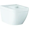 Image de Grohe WC mural, cuvette suspendue à chasse profonde Euro, céramique sans rebord, sortie horizontale, blanc alpin