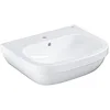 Image de GROHE lavabo de salle de bains Euro ceramic, largeur 60 cm, profondeur 48 cm, avec trop-plein, porcelaine vitrifiée, blanc alpin, 39335000 (Import Allemagne)