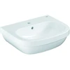 Image de Grohe Lavabo Euro Céramique 55 cm, blanc alpin, 1 trou robinet avec trop-plein