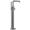 Image de GROHE Essence Mitigeur Bain/Douche Hors-Sol (Pour baignoire, Montage au sol, Inverseur automatique, Corps encastré non inclus, Avec douchette stick), Anthracite Brossé, 23491AL1