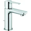 Image de Grohe Mitigeur lavabo monocommande Lineare 1/2", taille XS, garniture de vidage, chrome